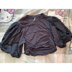 Free people puffy sleeve top
